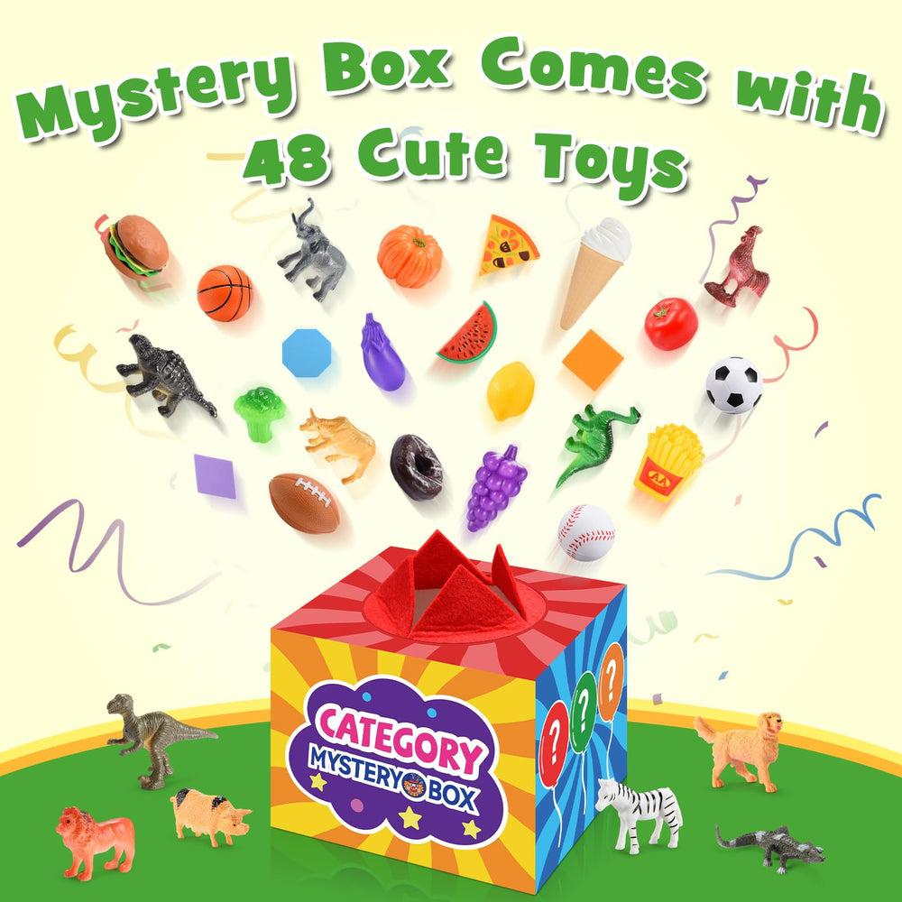 Toyze sturdy storage box keeps pieces organized for easy cleanup after play.