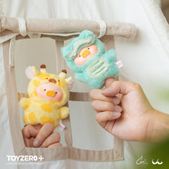 TOYZERO+ Lulu piggy finger puppet toy fits small hands for imaginative play.