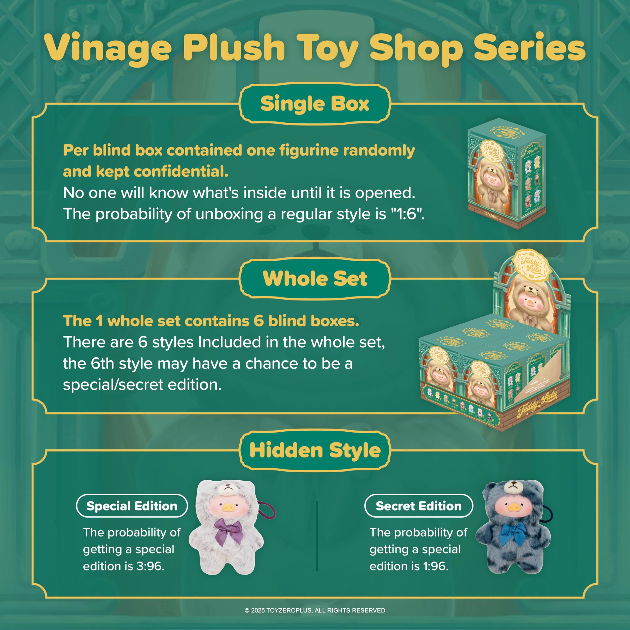 TOYZERO+ Lulu plush keychain figures perfect for bags and desks.