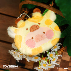 TOYZERO+ LuLu piggy figures pose in bright colors for display