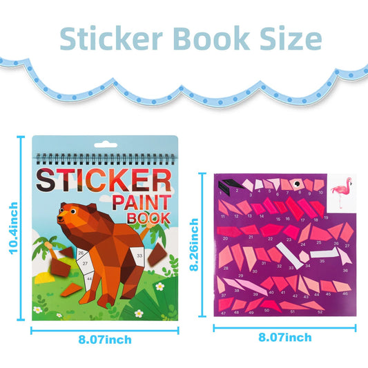 TPQKA Animal sticker page 2 — vibrant animals boost concentration and focus