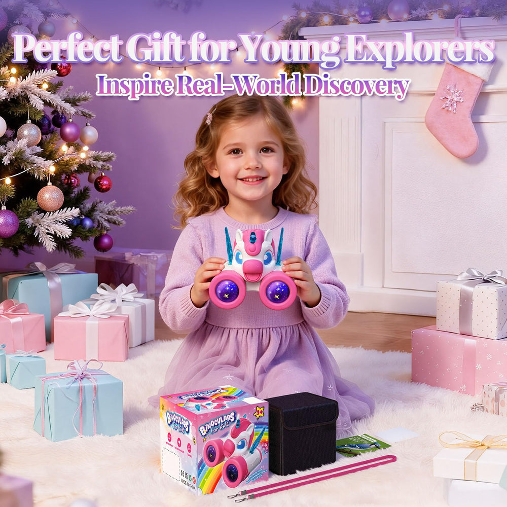 Tqeieu unicorn binoculars portable-case makes trips and picnics more fun.