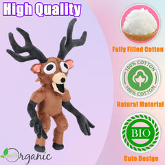 TQJOUJOU 99-Nights forest deer plush shows antlers and hooves for whimsy