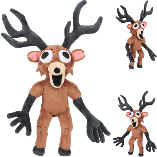 TQJOUJOU 99-Nights forest deer plush front view for cuddly play and display