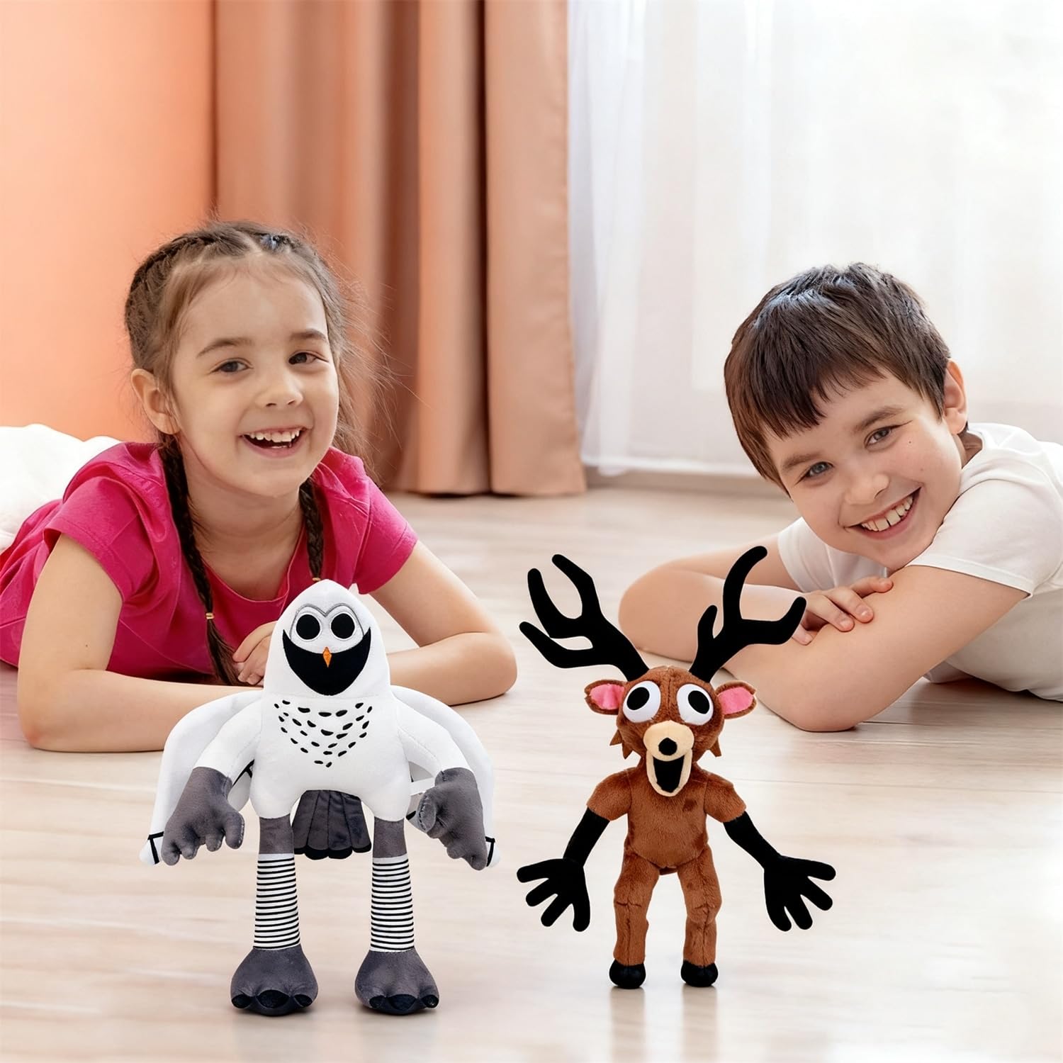 TQJOUJOU owl plushie ideal decorative piece for a game fans' collection