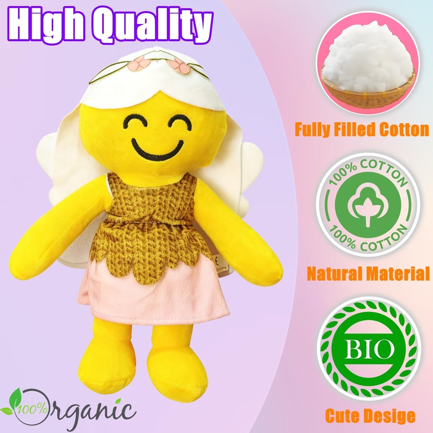 TQJOUJOU forest deer plush emphasizes soft fabric and sturdy stitching for lasting hugs