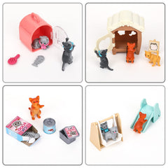 TQQFUN cat playset makes a thoughtful birthday gift for kids