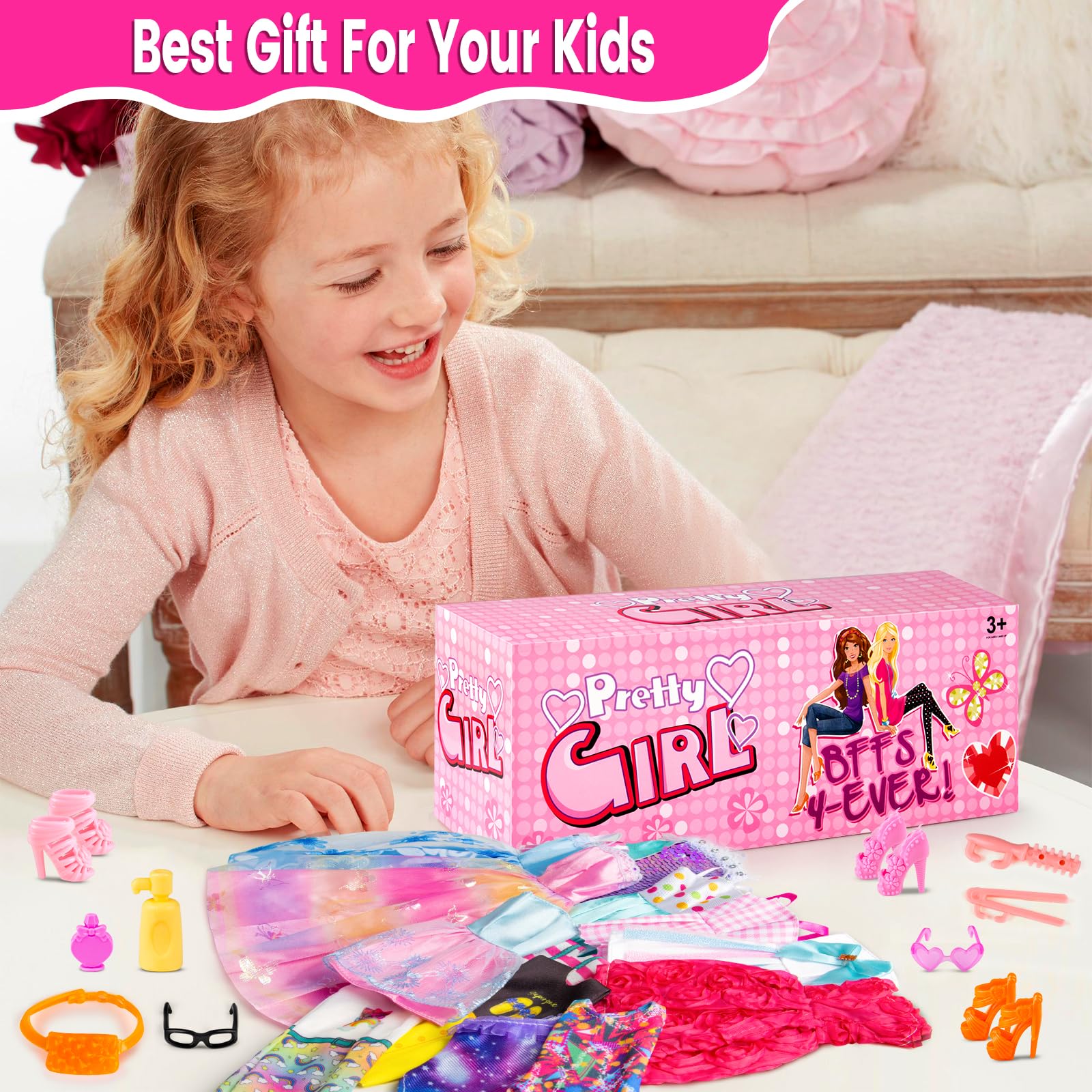 TQRAZ 20 accessories enrich tiny storytelling and play.