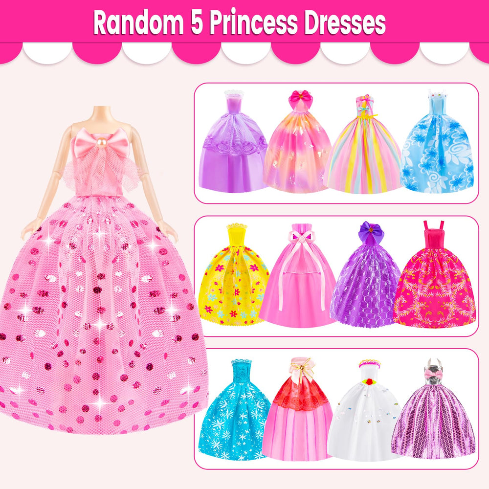TQRAZ casual dresses for 11.5-inch dolls inspire storytelling.