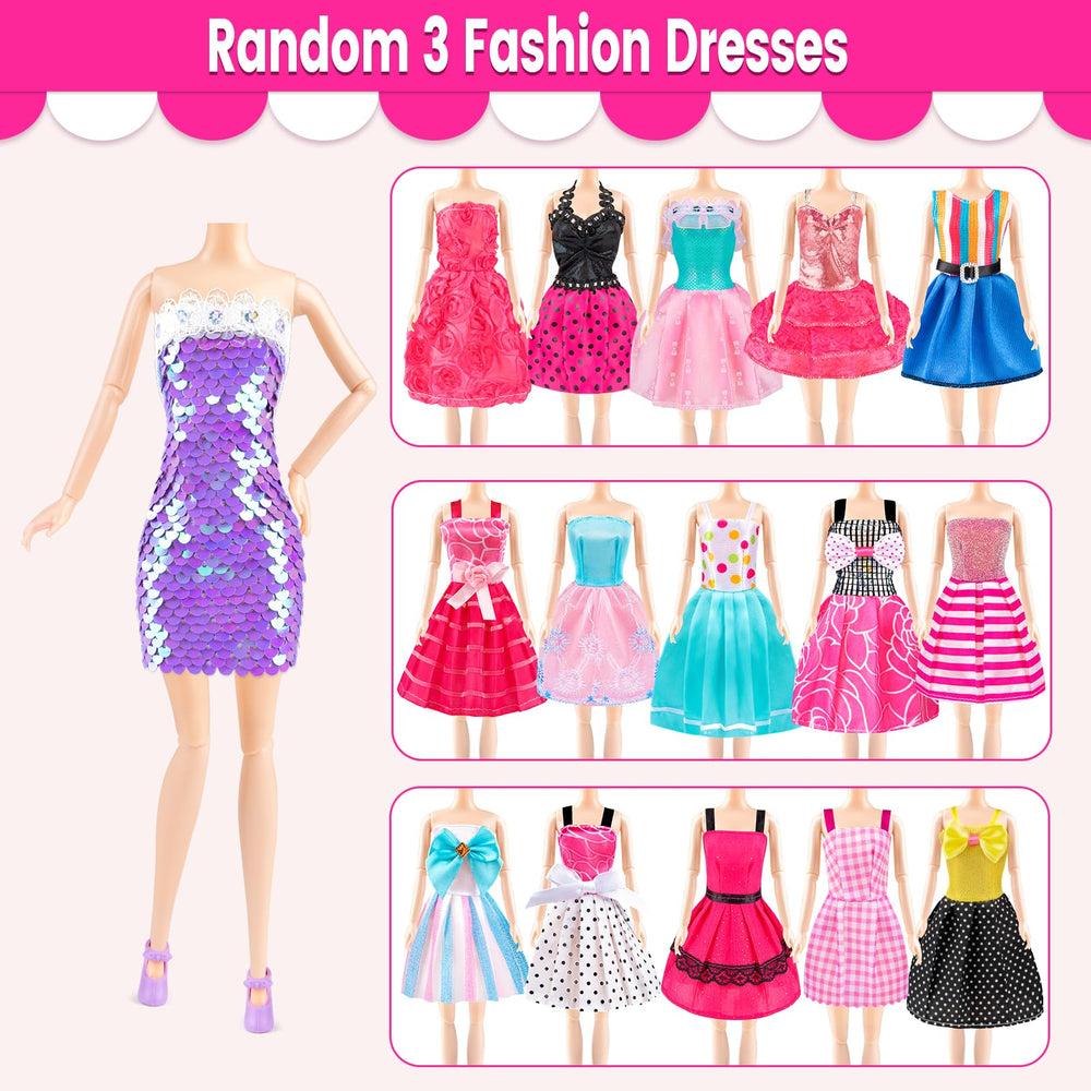 TQRAZ jumpsuits for 11.5-inch dolls enable versatile fashion.