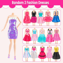 TQRAZ jumpsuits for 11.5-inch dolls enable versatile fashion.