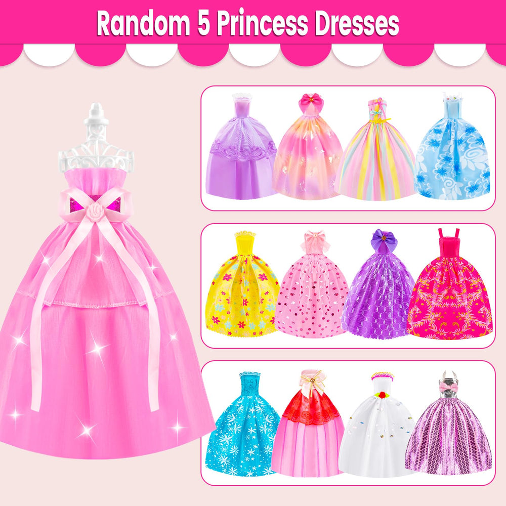TQRAZ accessories set with bags and hats for complete dress-up