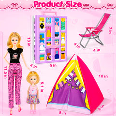 TQRAZ fashion dresses collection for mix-and-match doll styling