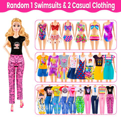 TQRAZ swimsuits ready for beach-themed doll adventures