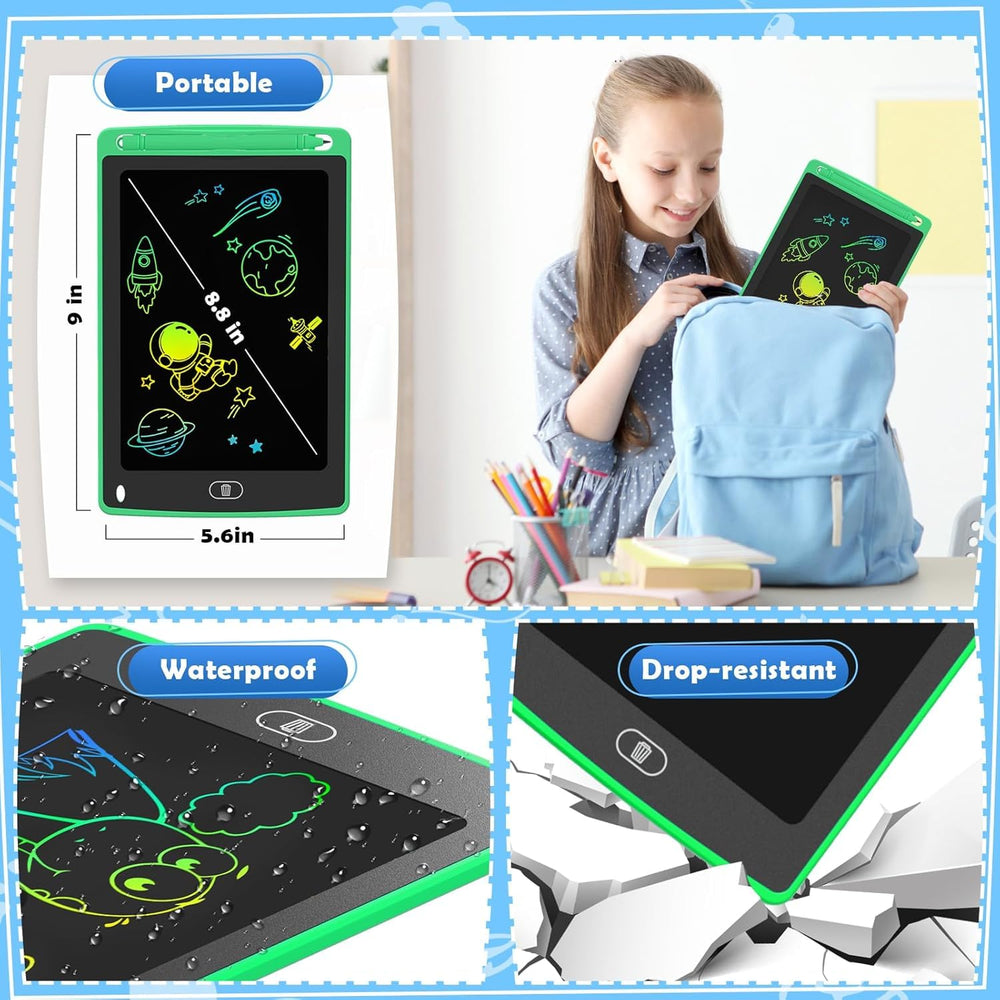 TQU color pack includes blue, light blue, red, pink, yellow, green.