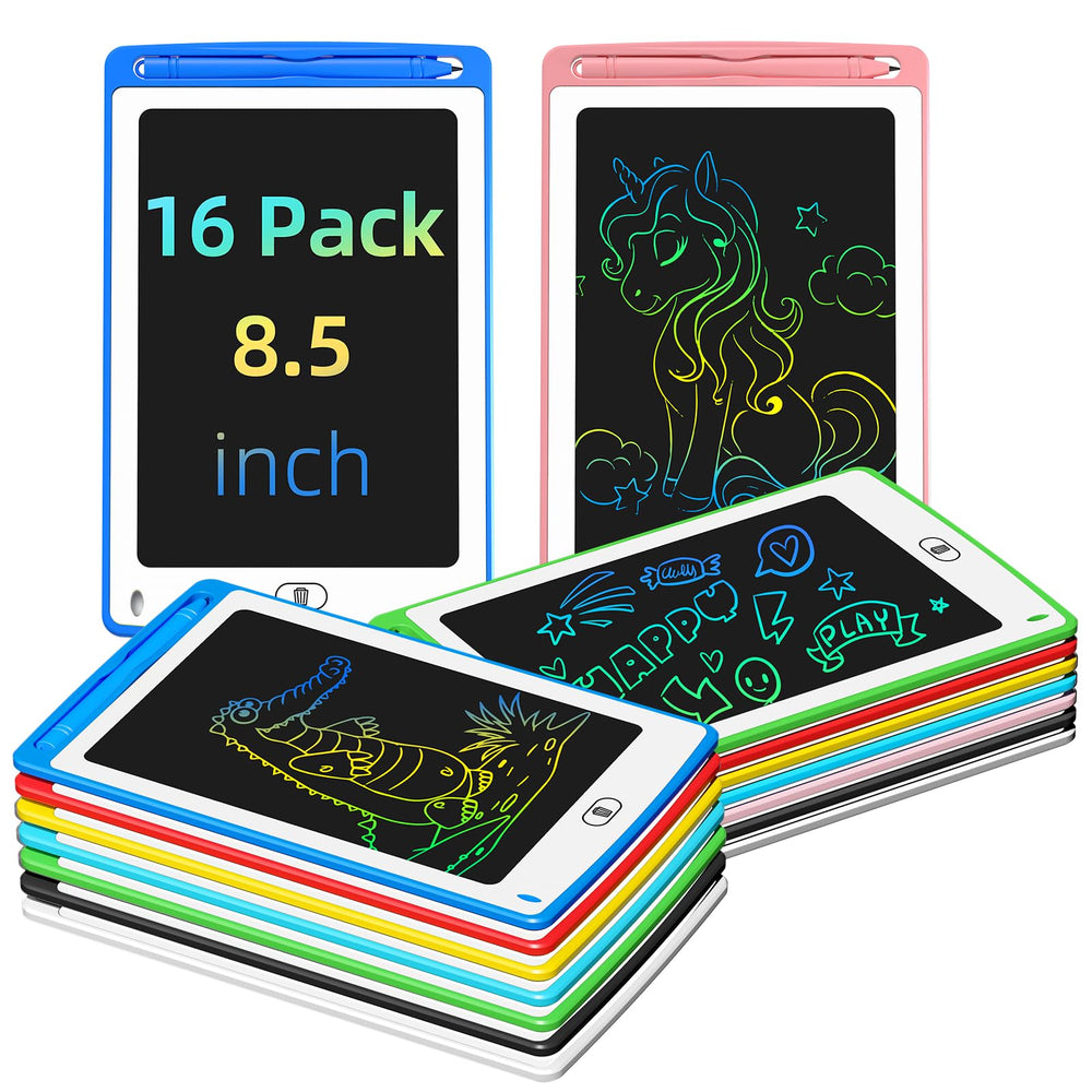 TQU party favor LCD writing tablet 8.5 inch colorful board for creative play.