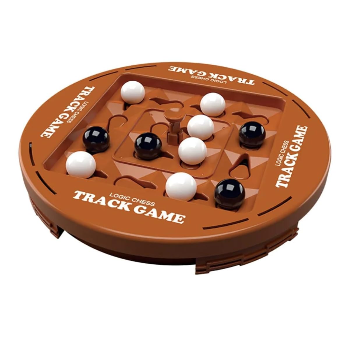 Track Logic Chess dynamic board tilt for unpredictable moves and engaging play