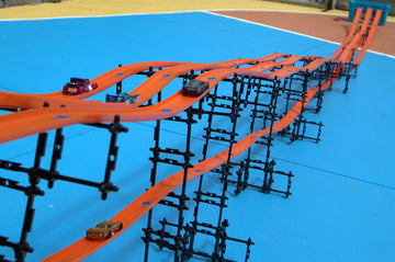 TrackJack compact storage layout highlights tidy, portable setup after playtime.