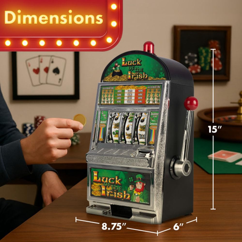 Trademark Poker Luck of the Irish slot packaged for gift-ready display and home use.