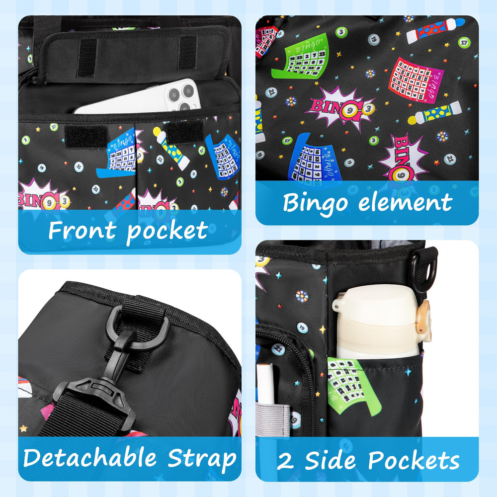 Trahzia Bingo Bag detachable shoulder strap for hands-free bingo nights