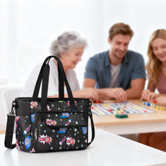 Trahzia Bingo Bag tablet sleeve protecting a 12.9 inch device on the go
