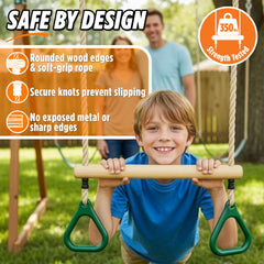 Trailblaze monkey bars swing set accessory supports climbing adventures outdoors