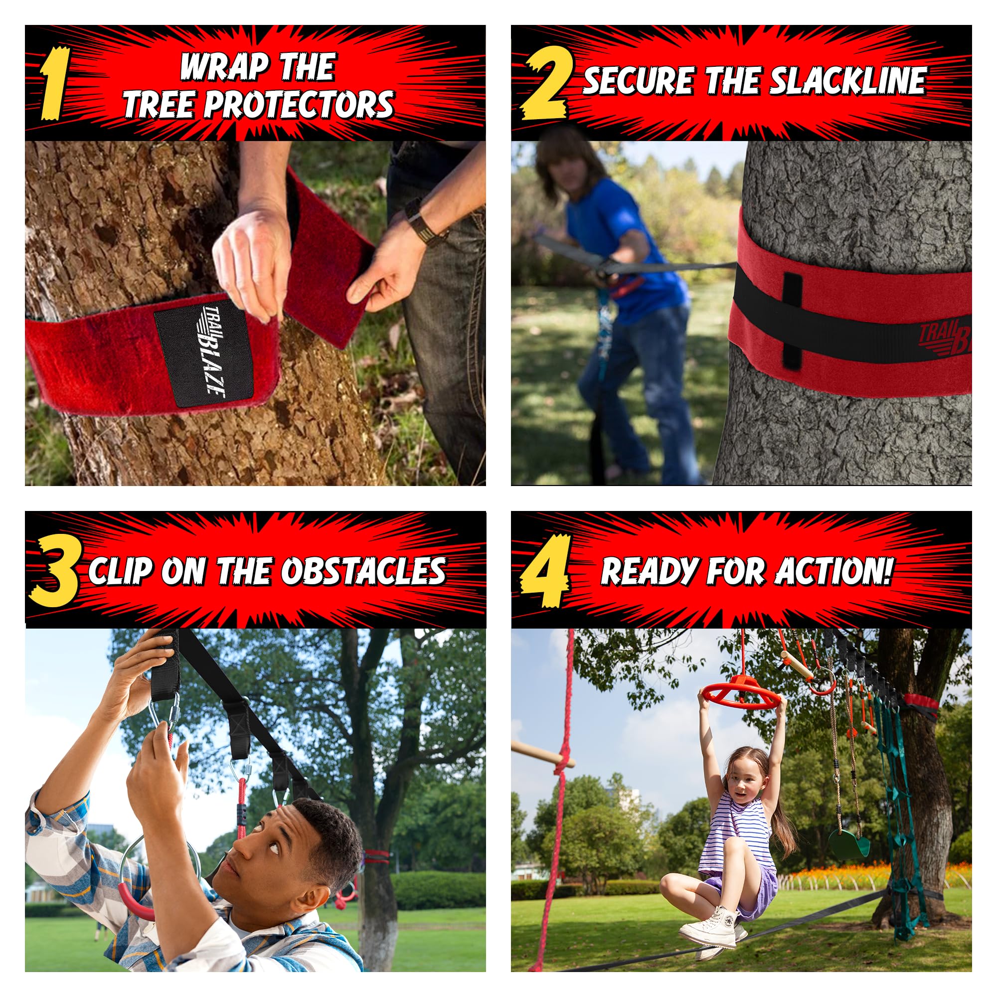 Trailblaze Ninja carry bag for portable obstacle course
