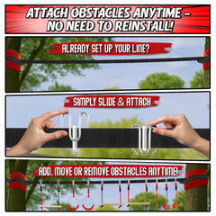 Trailblaze Ninja monkey bars for upper body strength and fun