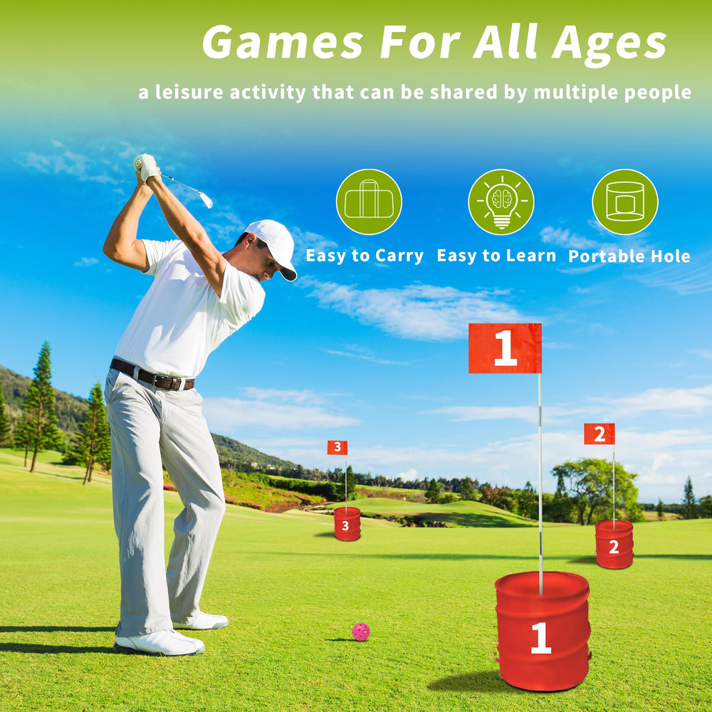 TrailMlix golf bucket balls provide safe indoor and outdoor play.