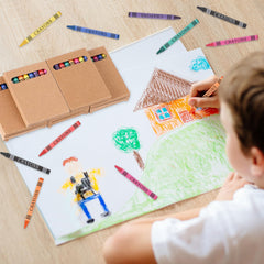 Trandraft crayons for birthday party crafts and classroom activities