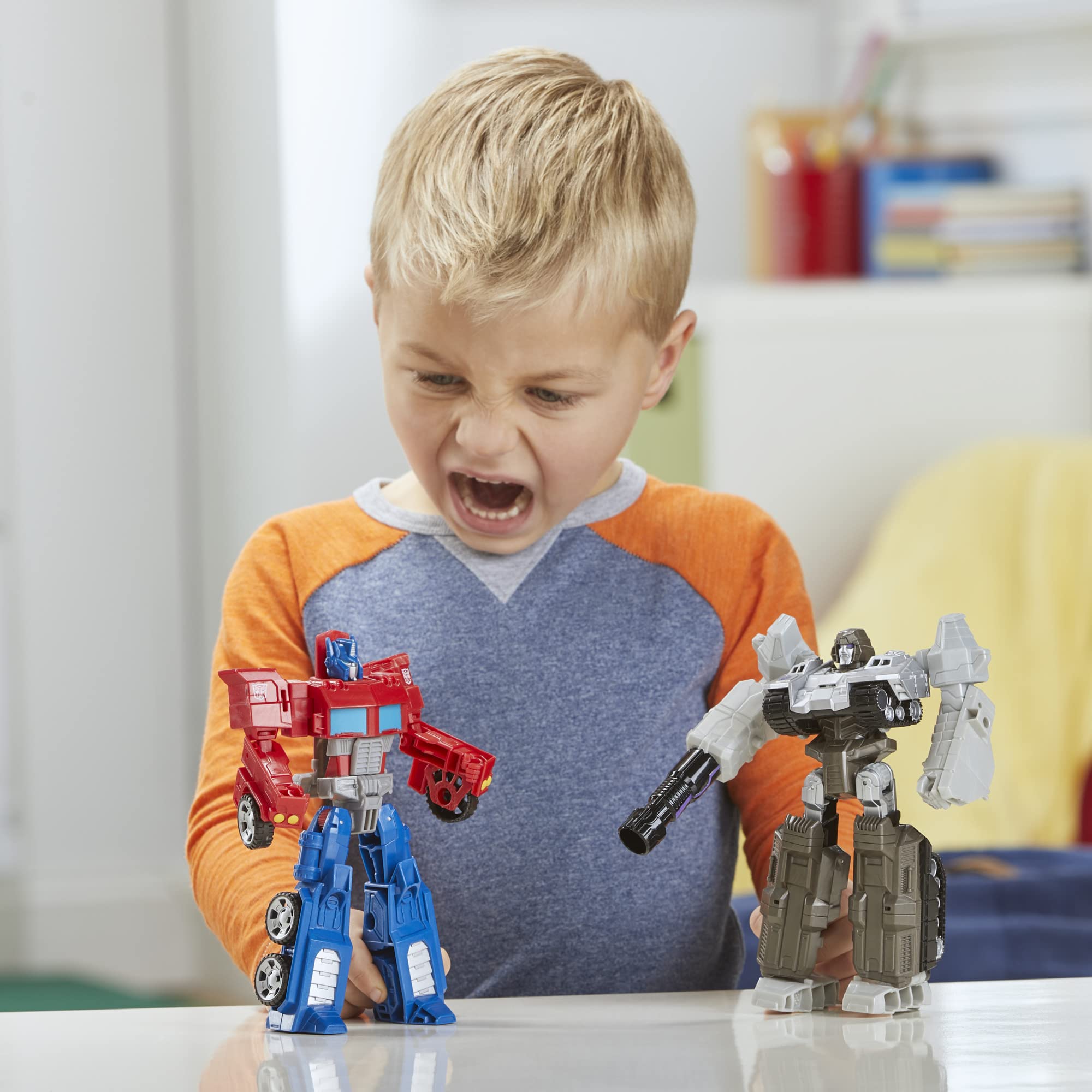 Transformers 7-inch scale figures ready for play