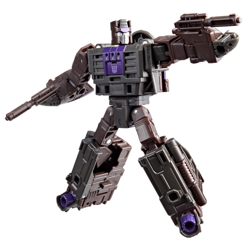 Transformers Combaticon Blast Off in robot mode ready for action poses.