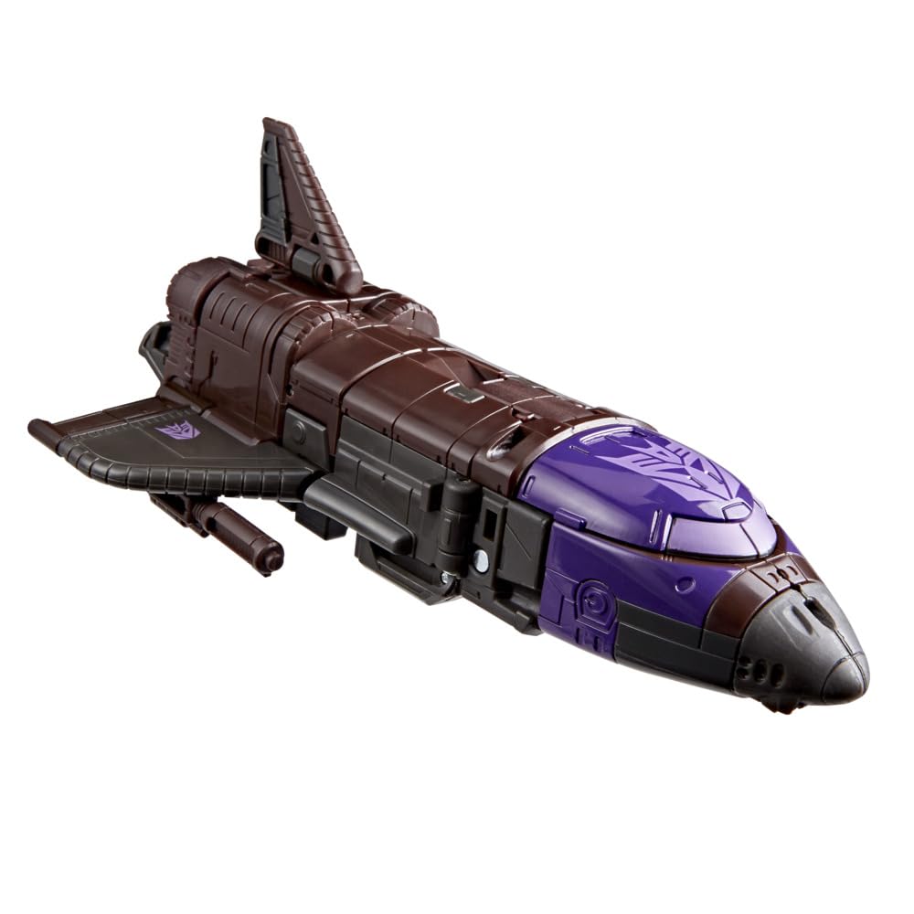 Transformers Combaticon Blast Off in space shuttle mode for imaginative space missions.