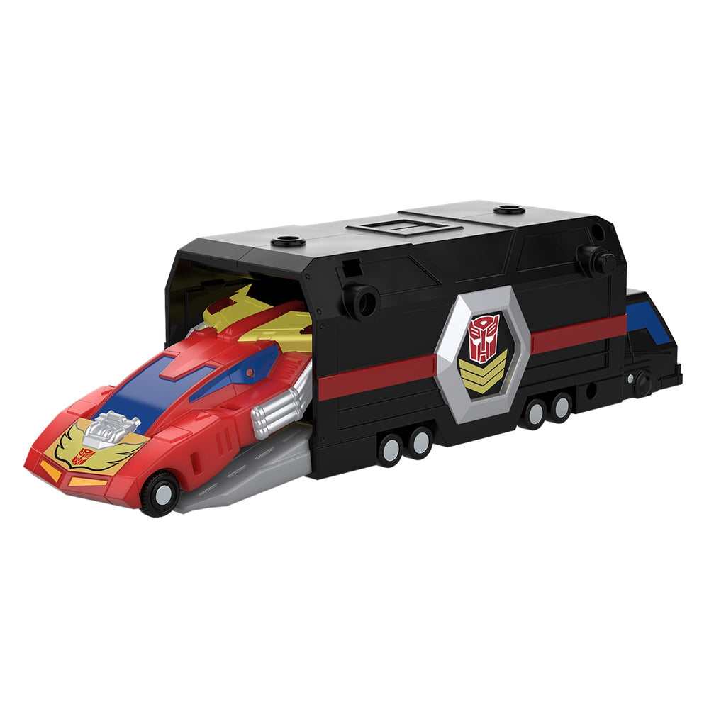 Micromaster Hot Rod included for micro-figure interactions with the Prime figure.