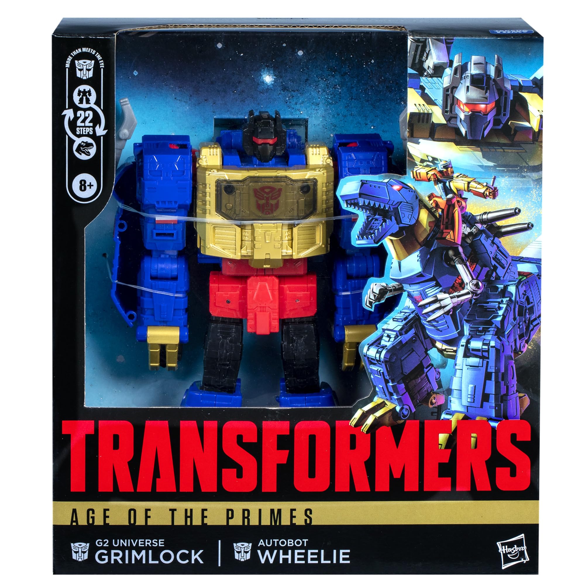 Transformers Age of the Primes Grimlock with articulated joints enables diverse poses.