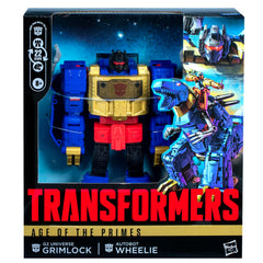 Transformers Age of the Primes Grimlock with articulated joints enables diverse poses.