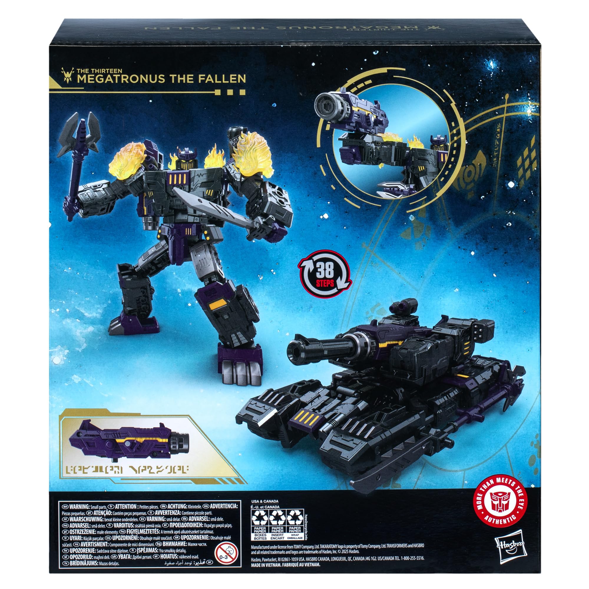 Megatronus the Fallen 7.5-inch figure ideal for gift and collection display