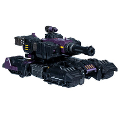 Megatronus the Fallen in tank mode for durable battle-ready play