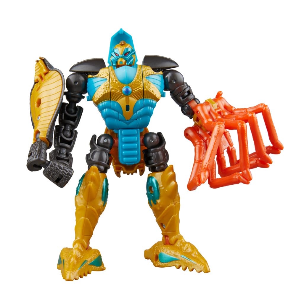Transformers Quickstrike articulated joints support action poses.
