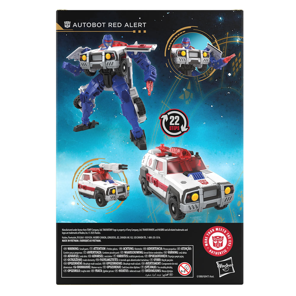 Transformers Age of the Primes Red Alert packaging for gift-ready presentation.