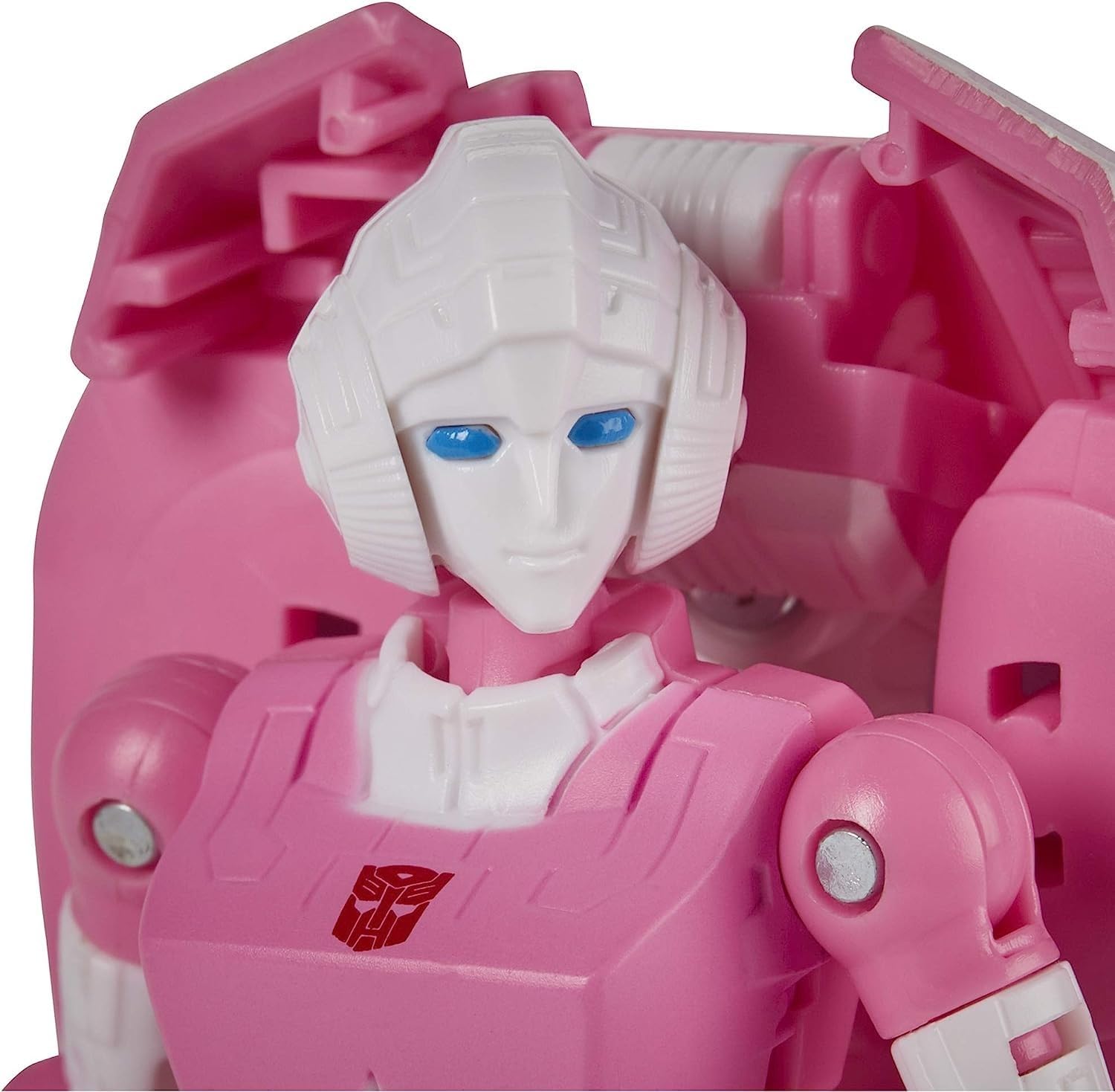 Arcee with bone armor from Deluxe Fossilizer for battle-ready detail