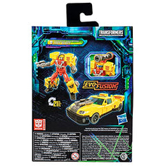 Transformers Armada Hot Shot packaging highlights scanable facts and features.