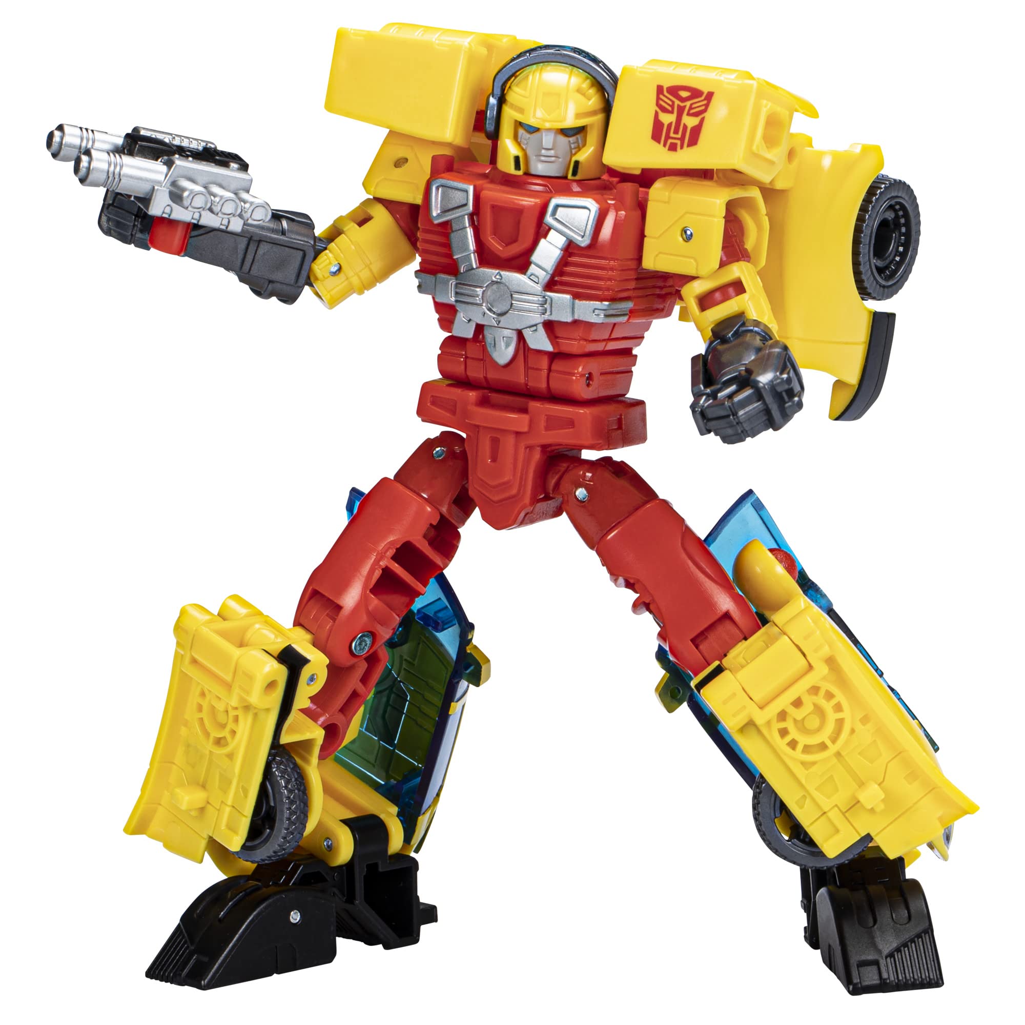 Transformers Armada Hot Shot robot mode ready for battle with evo-fusion.