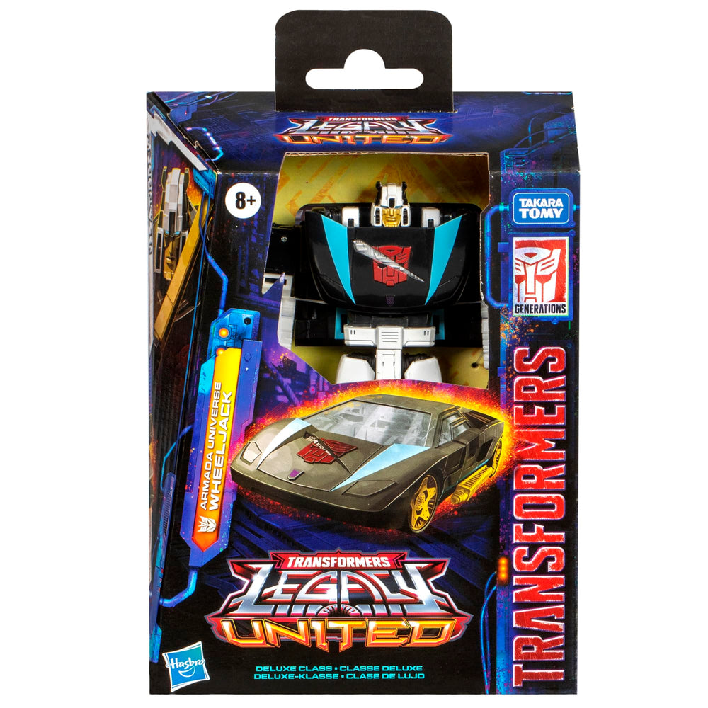Transformers Armada Wheeljack in car mode for fast, vehicle-themed play.