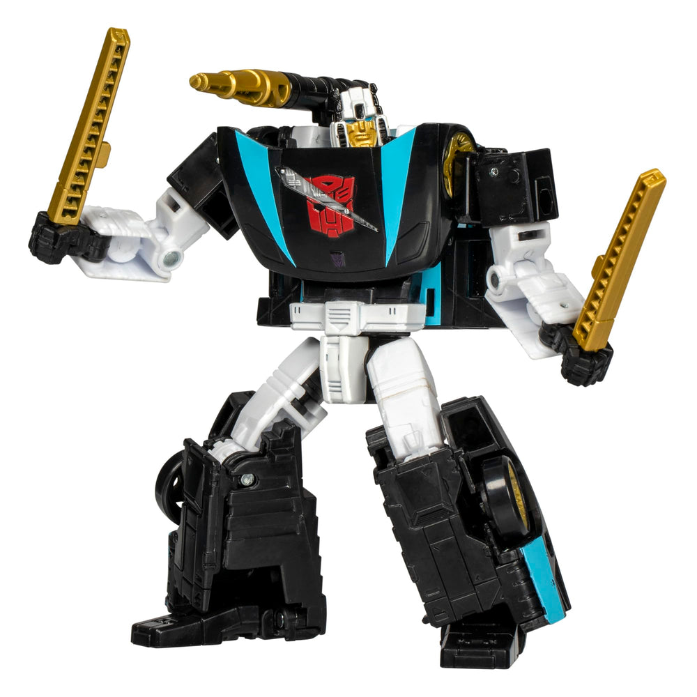 Transformers Armada Wheeljack in robot mode for dynamic action poses and display.