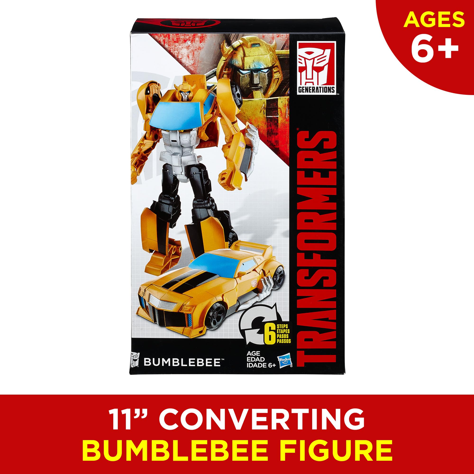 Autobot battle scene with Bumblebee for pretend battles