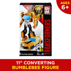 Autobot battle scene with Bumblebee for pretend battles