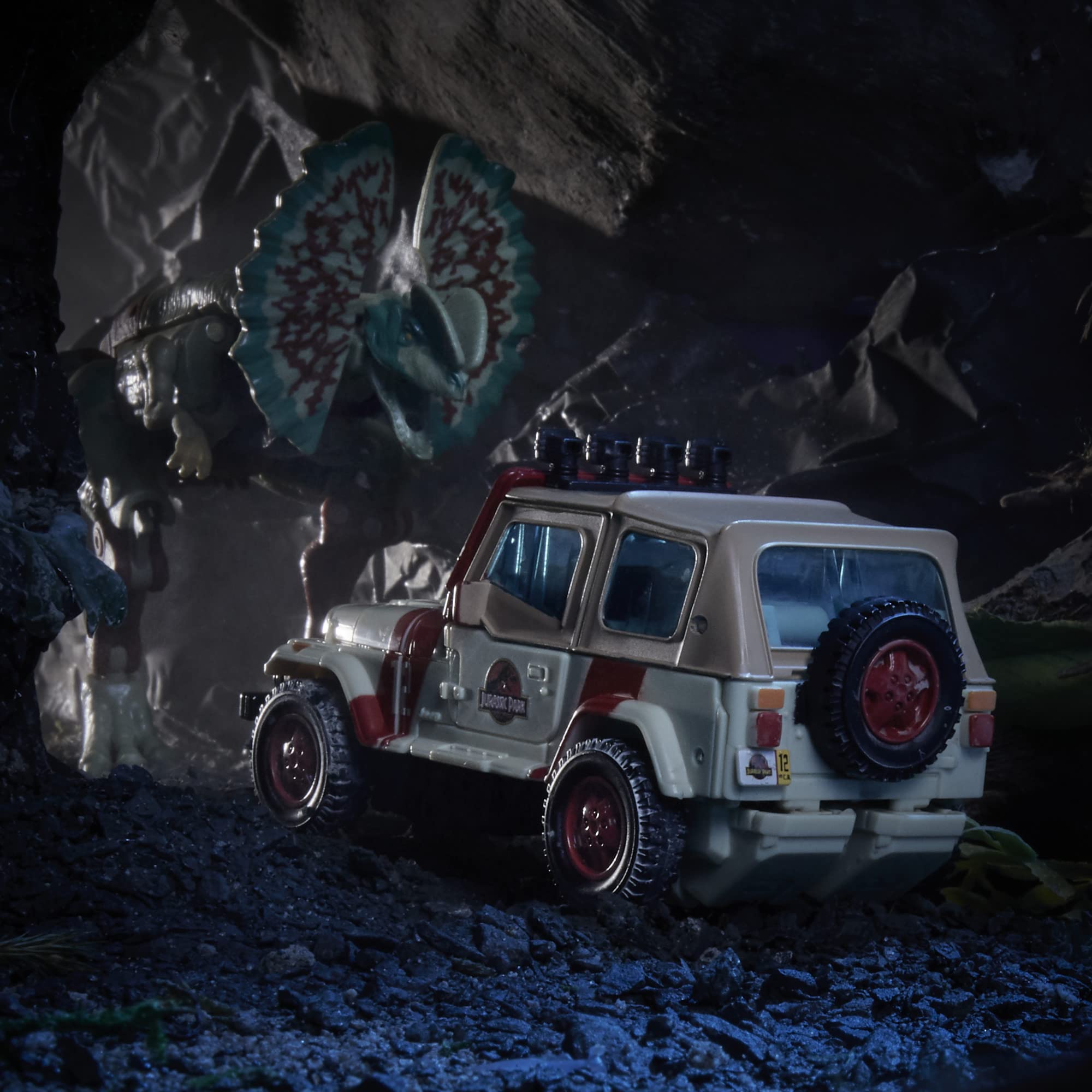 Transformers Autobot JP12 vehicle mode blends jeep styling with articulation.
