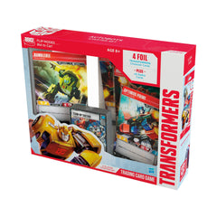 Transformers Autobots Starter Set featuring Bumblebee card art for quick two-player battles.