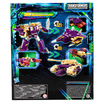 Transformers Blitzwing box art highlights collectibility.